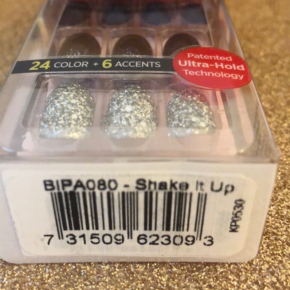 🌻 3/$15 Impress Nails Blue and Silver Glitter - Picture 3 of 3